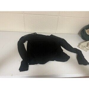 H&M Lace Shoulder Blouse Size Small